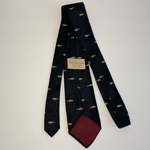 Fish Tie South Street Seaport New York Navy Blue 58” July 28, 1983 Port Opened